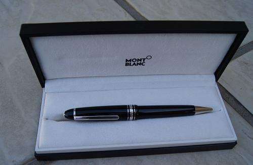 MontBlanc Meisterstuck Platinum Line Classique Ballpoint Pen - Black IN BOX SUPER LOW  START
