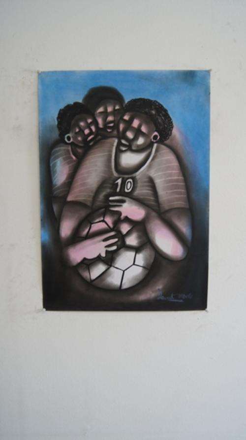 DAVID MBELE "Soccer Players"