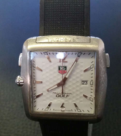 Tag Heuer Golf: Tiger Woods Edition with Black Strap
