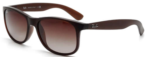 RAY BAN "ANDY" IN MATTE BROWN