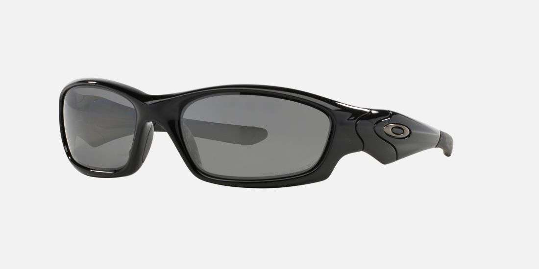 OAKLEY "STRAIGHT JACKET" POLISHED BLACK SUNGLASSES