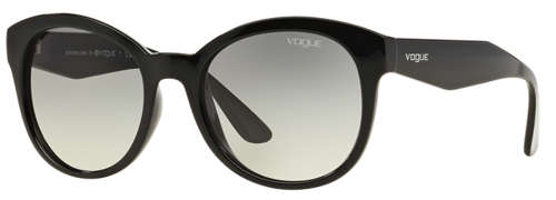 Vogue Sunglasses In Black Shine **FREE PAIR OF SPECS**