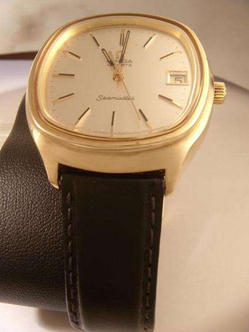 OMEGA SEAMASTER GOLD  MENS  EXCELLENT   #NO RESERVES#