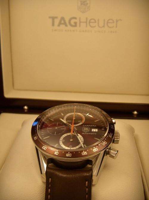 TAG HEUER CARRERA, WITH BOXES AND BOOKLETS