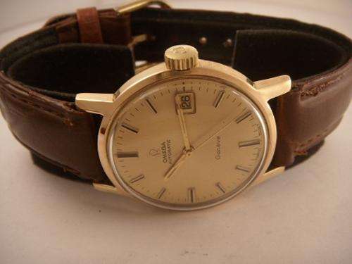 OMEGA GENEVE  GOLD MENS AUTOMATIC      @@ NO RESERVES@@