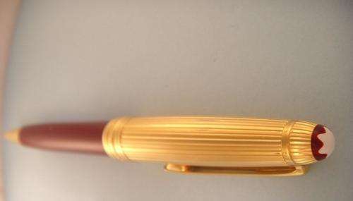 MONT BLANC BALLPOINT  SOLID GOLD        #NO  RESERVES#