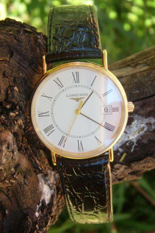 LONGINES roman numerals MENS WATCH DEMO MODEL @@ NO RESERVES@@