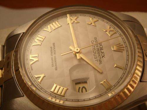 ROLEX OYSTER PERPETUAL ROMAN NUMERALS 2 TONE @@ NO RESERVES@@