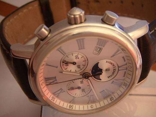 MAURICE LACROIX  CHRONOGRAPH  MOONPHASE   TIMEPIECE @NO RESERVES@@