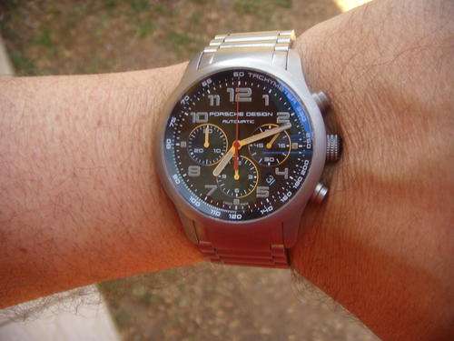 PORSCHE DESIGN TITANIUM  AUTO VIEW BACK BLACK FACE FULL HOUSE @@@@NO RESERVES@@