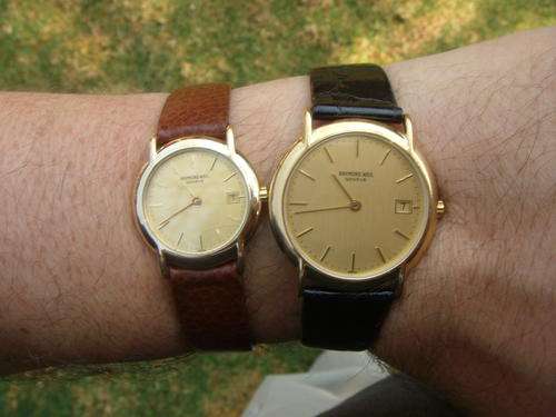 RAYMOND WEIL  2 WATCHES LADIES & GENTS  @@ NO RESERVES@@  @@ NO RESERVES@@