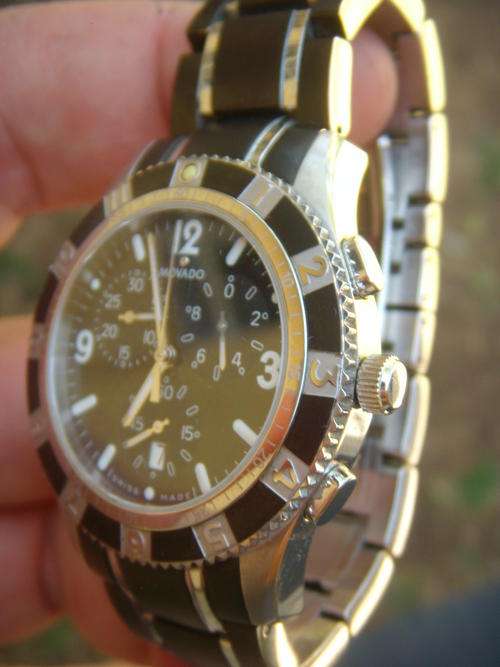 MOVADO GENTRY PVD HOT MENS   @@ NO RESERVES@@