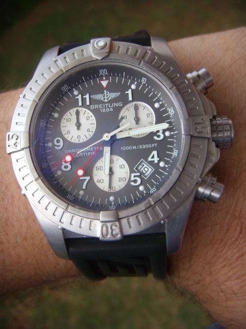 Breitling Chrono Avenger M1 TITANIUM  1000 metre  ** estate**                   NO RESERVES