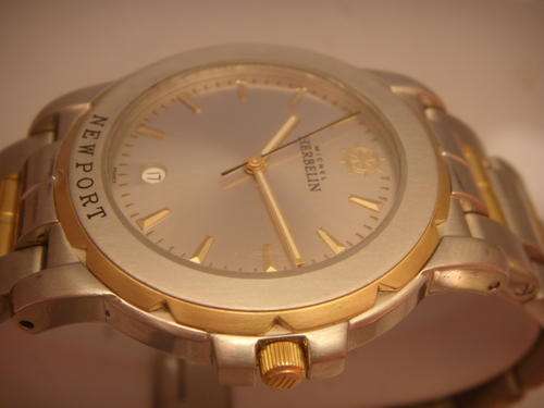 MICHEL HERBELIN NEWPORT   GOLD 2 TONE HOT @@ NO RESERVES@@