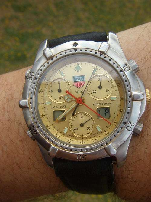 TAG HEUER PROFESSIONAL CHRONO   200M   @@ NO RESERVES@@