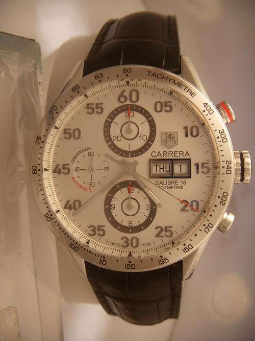 TAG HEUER CARRERA CHRONOGRAPH  NEW DEMO     @ESTATE@    NO RESERVES