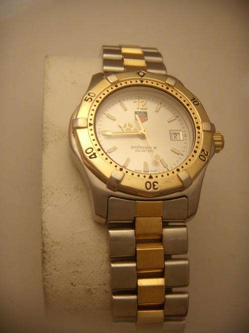 TAG HEUER PROFESSIONAL LADIES 2 TONE @@ NO RESERVES@@ GENUINE AUCTION