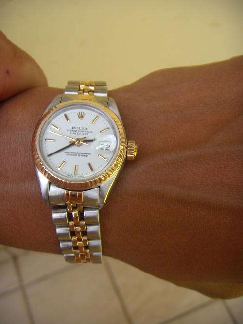 ROLEX    OYSTER PERPETUAL LADIES  DATEJUST  @@ NO RESERVES@@
