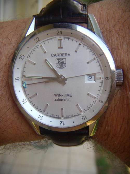 TAG HEUER CARRERA TWIN TIME GMT AUTOMATIC   @@ NO RESERVES@@