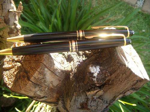 MONT BLANC PEN &  PENCIL  SET  GOLD       #NO  RESERVES#