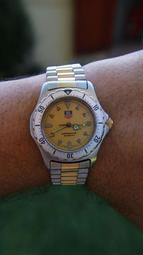 TAG HEUER 200M Professional two tone GOLD      @@ NO RESERVES@@