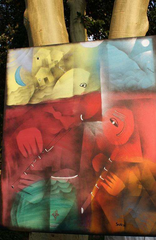 WINSTON    SAOLI         OIL        ON CANVAS *******  no reserves  *****