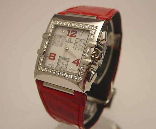 OMEGA CONSTELLATION  QUADRA DIAMONDS   LADIES WATCH    NO RESERVES