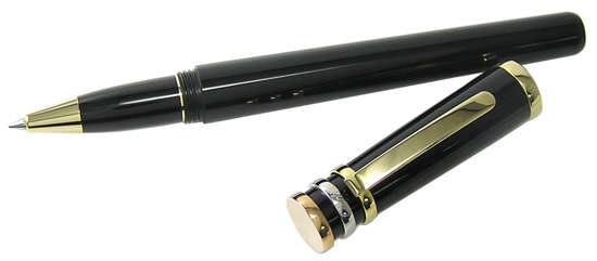 Cartier Trinity Black Composite Rollerball Pen NEW    #NO  RESERVES#