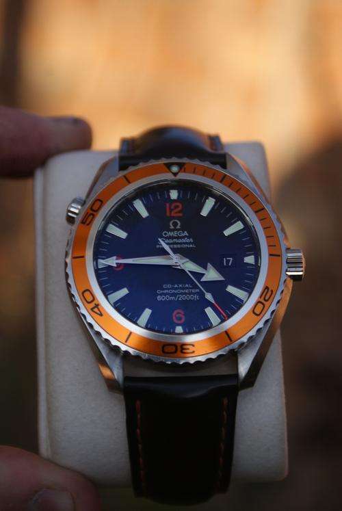 OMEGA SEAMASTER PLANET OCEAN  AUTOMATIC LARGE 45MM MINT TIMEPIECE     @@ NO RESERVES@@