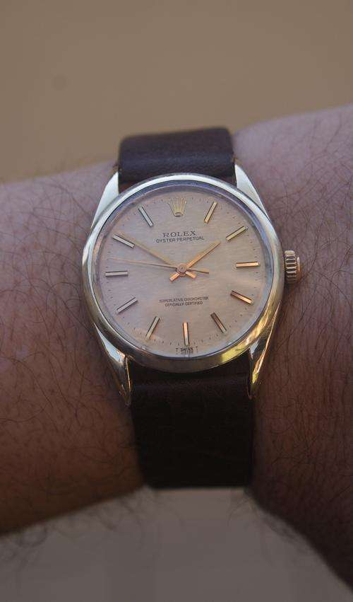 ROLEX  OYSTER PERPETUAL GOLD     @@ MINT  @@        NO RESERVES