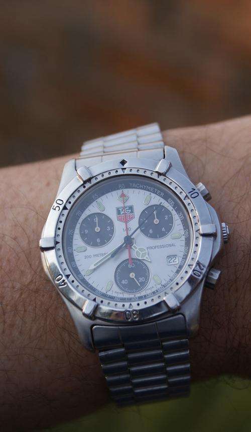 TAG HEUER  PROFESSIONAL CHRONO    @@ NO RESERVES@@
