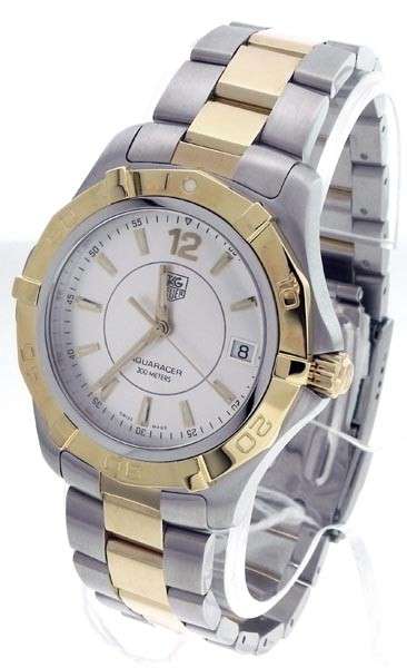 Tag Heuer gents  AQUARACER   GOLD    MINT     NO RESERVES