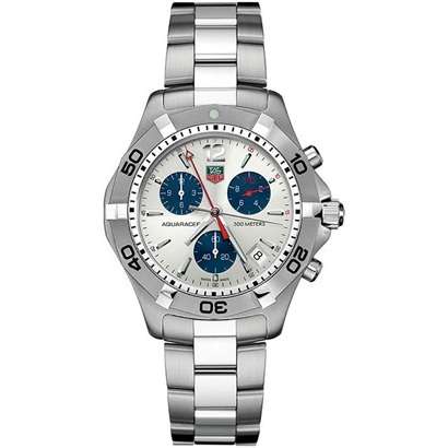 Tag Heuer  @@  NEW STORE DEMO  @@  AQUARACER   DIVERS 300M CHRONOGRAPH   1ST BIDDER GETS IT !!