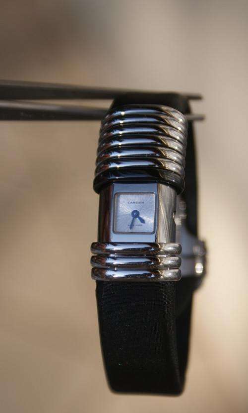 CARTIER DECLARATION LADIES DIAMONDS TITANIUM TIMEPIECE    NO RESERVES