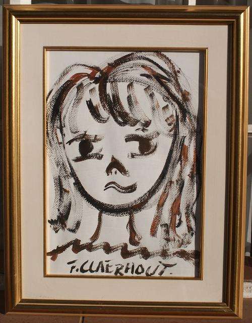 CLAERHOUT    OIL   ON CANVAS    no 3                  NO RESERVES