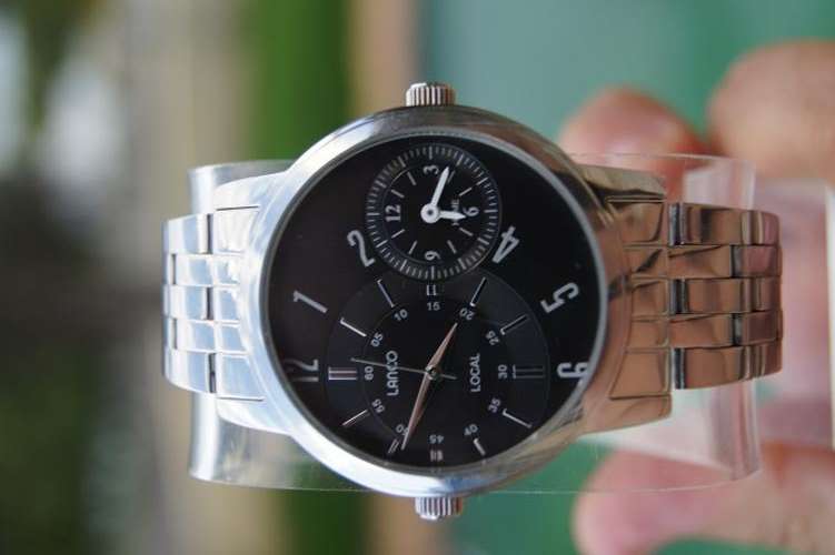 LANCO TWIN TIME  GENTS WATCH         NO RESERVES