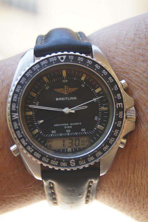 BREITLING PLUTON  NAVITIMER WATCH         NO RESERVES