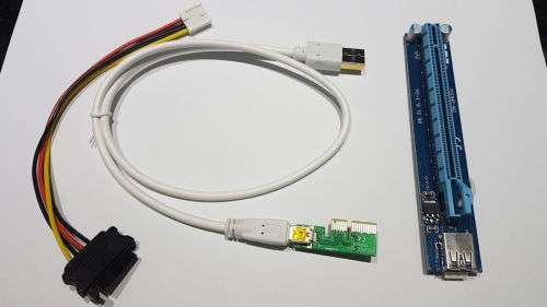 Ethereum/Bitcoin 1x - 16x PCIx Powered Risers