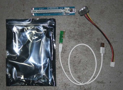 Ethereum/Bitcoin/zCash 1x - 16x PCIx Powered Risers