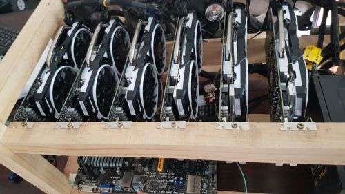 Ethereum/Zcash/Monero 6 Card Mining Rig