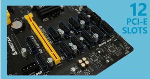 Biostar TB250 12 Slot mining Motherboard - In Stock