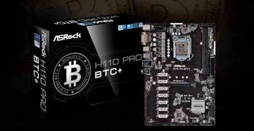 ASRock H110 Pro BTC+ 13 Slot mining Motherboard