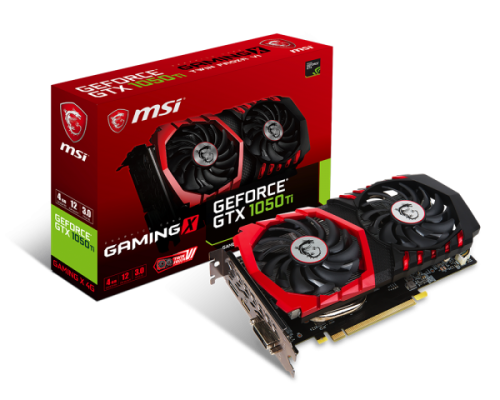 MSi  Geforce GTX 1050ti Gaming X 4gig GPU