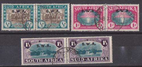 Namibia SWA 1939 - Complete Set Of 3 x H/Ps  CVR1370.00