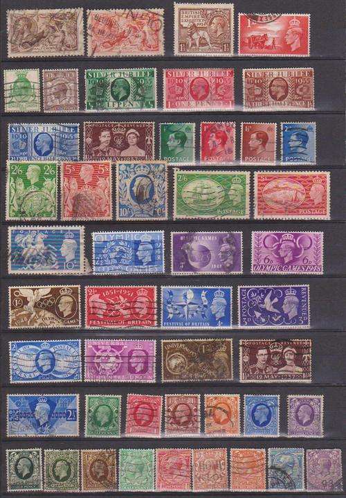 Great Britain - Selection Of Kings From 1903 - Total 101 Stamps