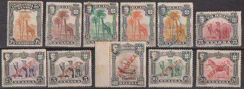 Mozambique/Nyassa x 11 Different Stamps - 2004CV R210.00+