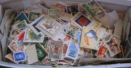 Stamps - Worldwide Collection - Shoebox Full