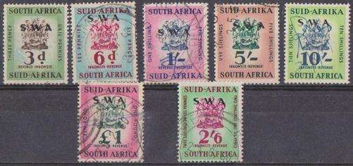 SWA 1954/60 - 7 x Different Revenue Vols Up To 1Pound - CV 12GBP+