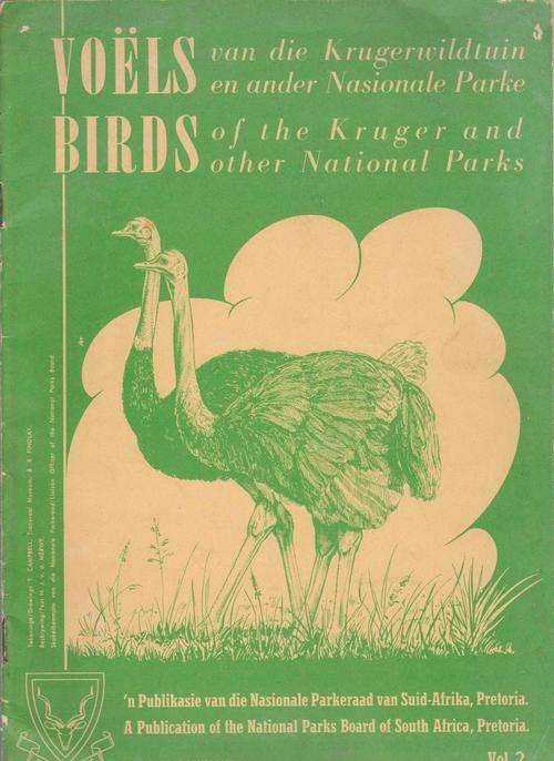 Birds/Voels Of The Kruger And Other National Parks - Vol. 2 - 1959 Edition Bilingual Book