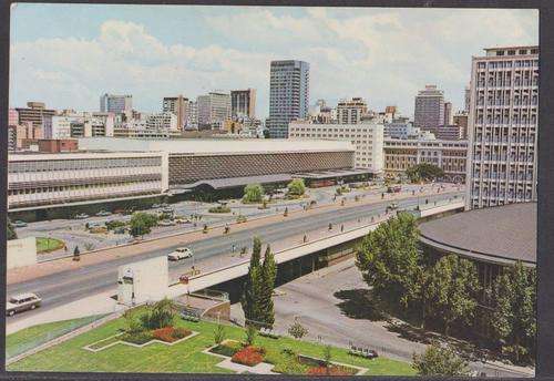Railway Station Johannesburg - Unused Postcard